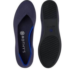 ROTHY'S The Flat In Maritime Navy Blue Size 6